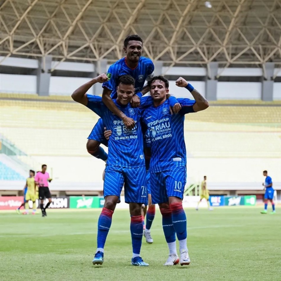 PSPS Pekanbaru Raih Kemenangan Perdana, Lumat Sriwijaya FC dengan Setengah Lusin Gol