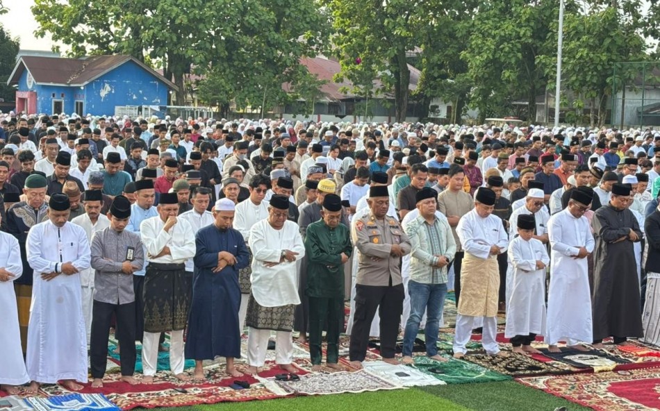 Idul Adha 1447 H di Pelalawan: Ribuan Jemaah, Ribuan Kurban dan Satu Semangat Kebersamaan