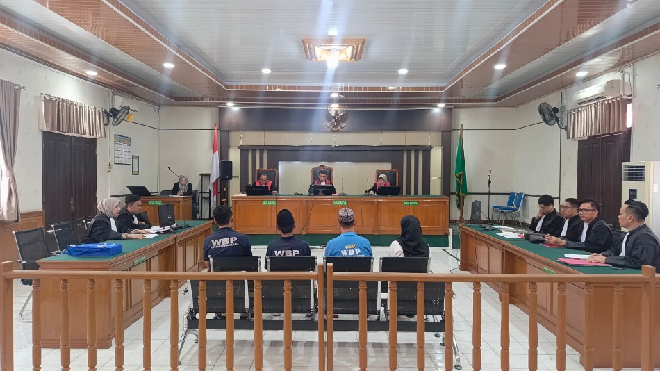 Korupsi KUR BRI Rumbai Rp1,9 Miliar Mulai Disidang, Satu dari Empat Terdakwa Ajukan Perlawanan