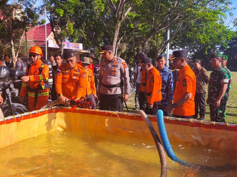 Apel Siaga Karhutla 2026, Polres dan Pemkab Kampar Perkuat Benteng Hadapi Musim Kemarau
