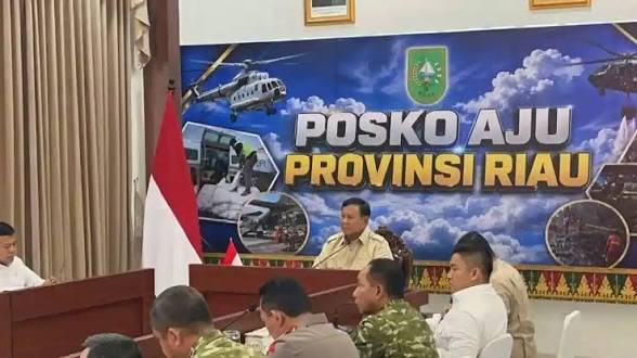 Pendalaman Lebih Lanjut, Prabowo Minta Tiga Pelaku  Karhutla Dibawa ke Jakarta