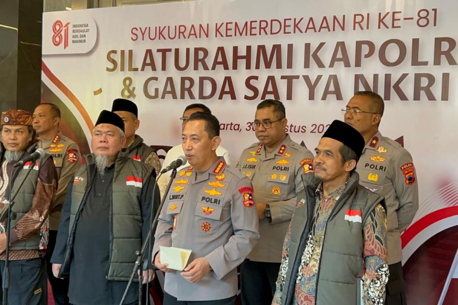 Jenderal Listyo Sigit Temui Ribuan Anggota Garda Satya NKRI Eks Jamaah Islamiyah di Solo