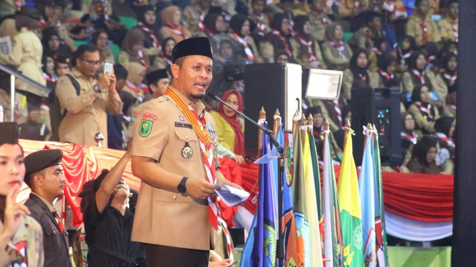 Pramuka Pekanbaru Didorong Jadi Pelopor Ketahanan Pangan Lewat Gerakan Satu Polybag
