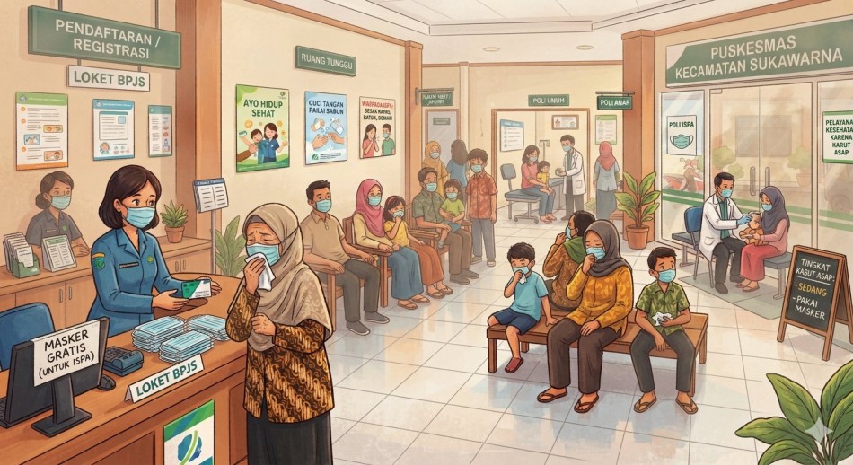 ISPA di Siak Tembus 1.967 Kasus, Dinkes Siapkan 119 Ribu Masker untuk Warga