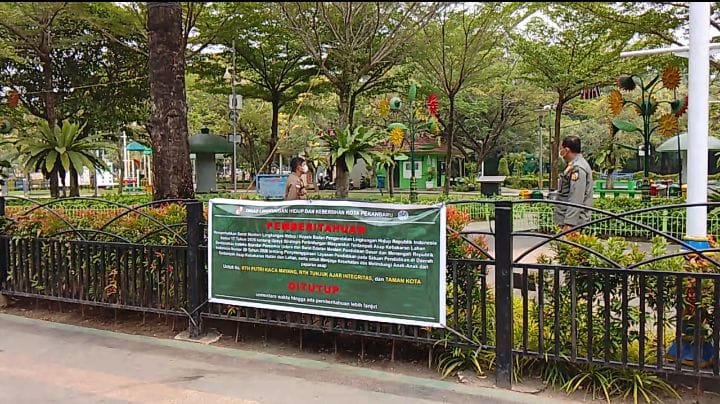 Dampak Asap Karhutla, Pemko Pekanbaru Tutup Sementara Seluruh Taman RTH