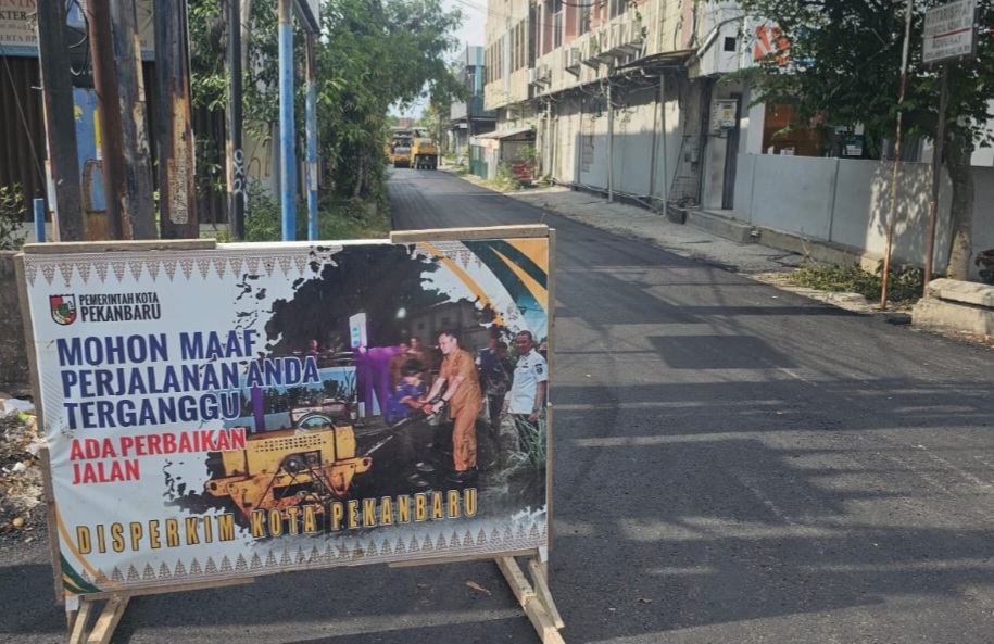 Pemko Pekanbaru Sudah Perbaiki 34 Km Jalan Rusak, Target 55 Km Tahun Ini