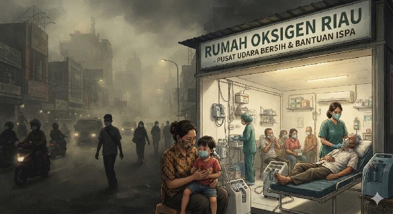 Kabut Asap Mengancam Kelompok Rentan, DPRD Riau Desak Rumah Oksigen Disiapkan