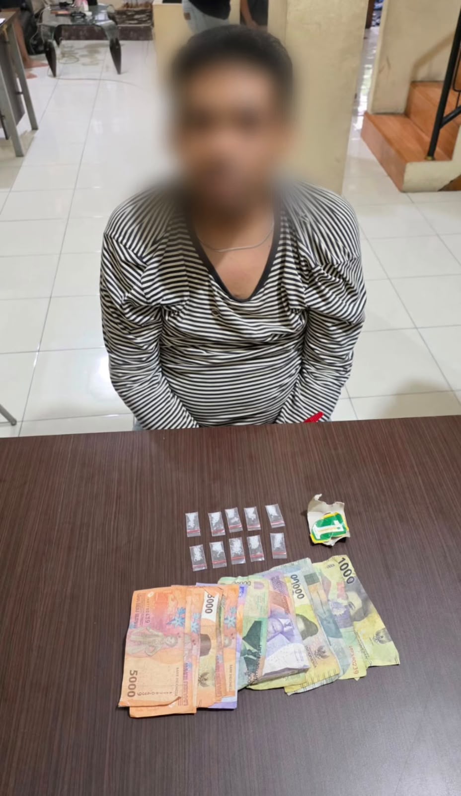 Residivis Narkoba Ditangkap di Pekanbaru, Polisi Sita 10 Paket Sabu