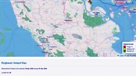 BMKG Catat 65 Hotspot, Riau Mendominasi, Bengkalis Paling Rawan