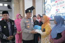 Peringati May Day: Polres Rokan Hilir Gelar Syukuran, Donor Darah dan Bakti Sosial