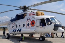 Heli Water Bombing ke-5 Tiba di Pekanbaru, Titik Panas Terdeteksi Lagi di Pelalawan dan Kuansing