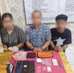 Polres Siak Bongkar Jaringan Narkoba, Dua Bandar dan Satu Kurir Dicokok, Sita Sabu serta Senpi Rakitan 