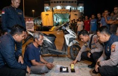 Pria 49 Tahun Ditangkap Saat Edarkan Sabu di Pelabuhan Roro Sungai Selari Bengkalis, Positif Narkoba
