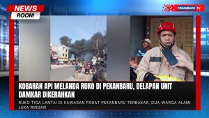 Kebakaran Hanguskan Ruko Tiga Lantai, Dua Orang Mengalami Luka Ringan